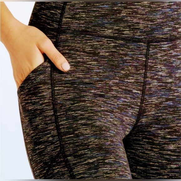 Soul + Sky NWT Cold Weather Sculpting Leggings Coffee Space Dye Women’s Size Med - Picture 2 of 10